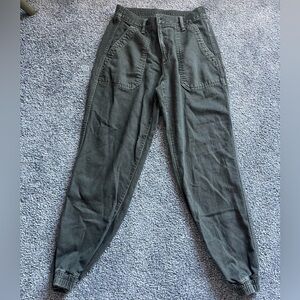 GAP olive green jogger pants